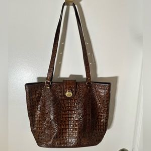 Brahmin Pecan brown medium handbag. NWOT